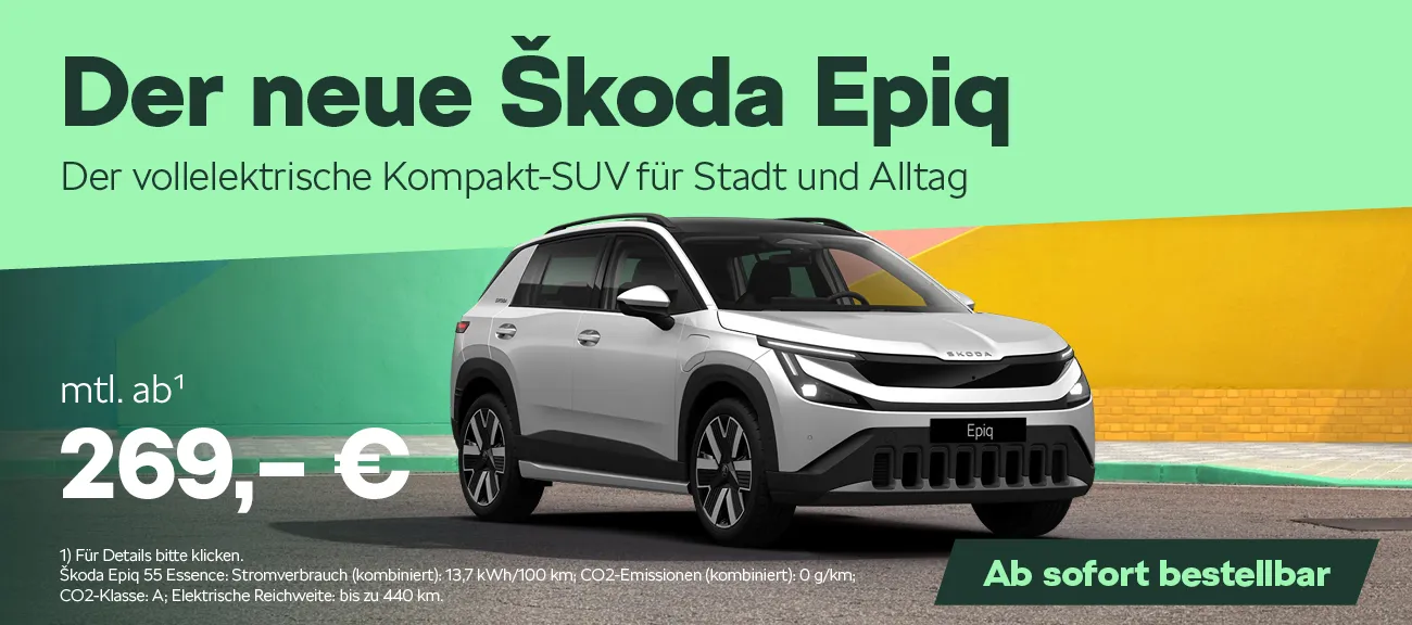 Škoda Epiq jetzt bestellbar